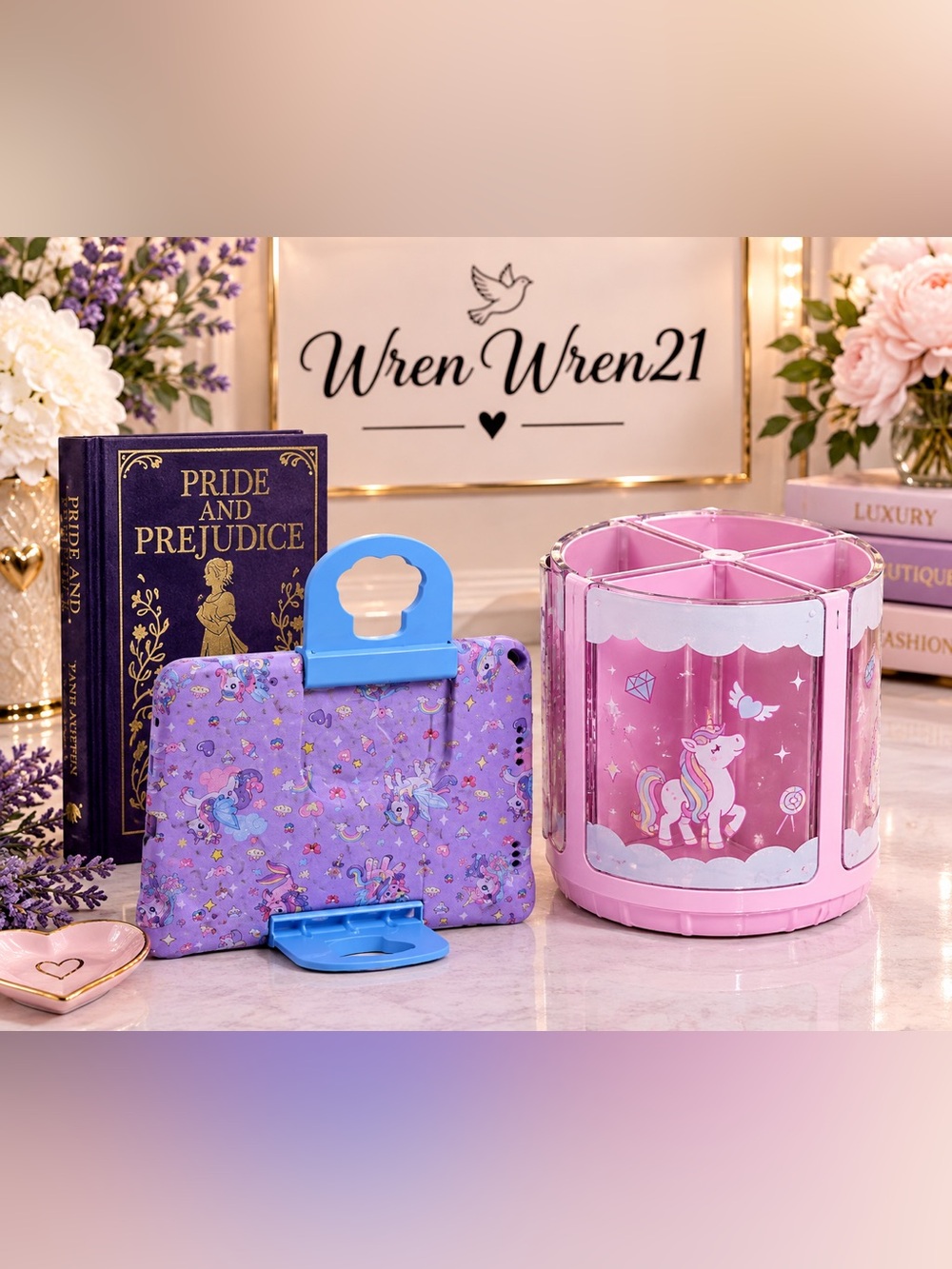 📚🦄✨ 3-Piece Cozy & Cute Bundle ✨🦄📚